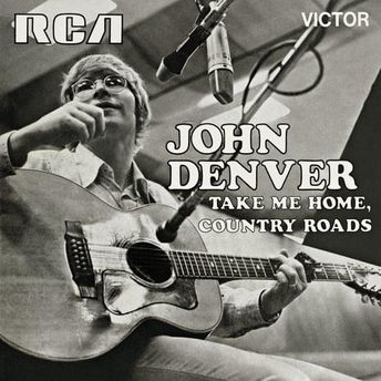 John Denver, Take Me Home, Country Roads single cover